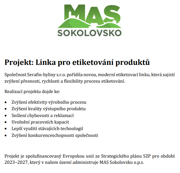 Linka na etiketovanie produktov
