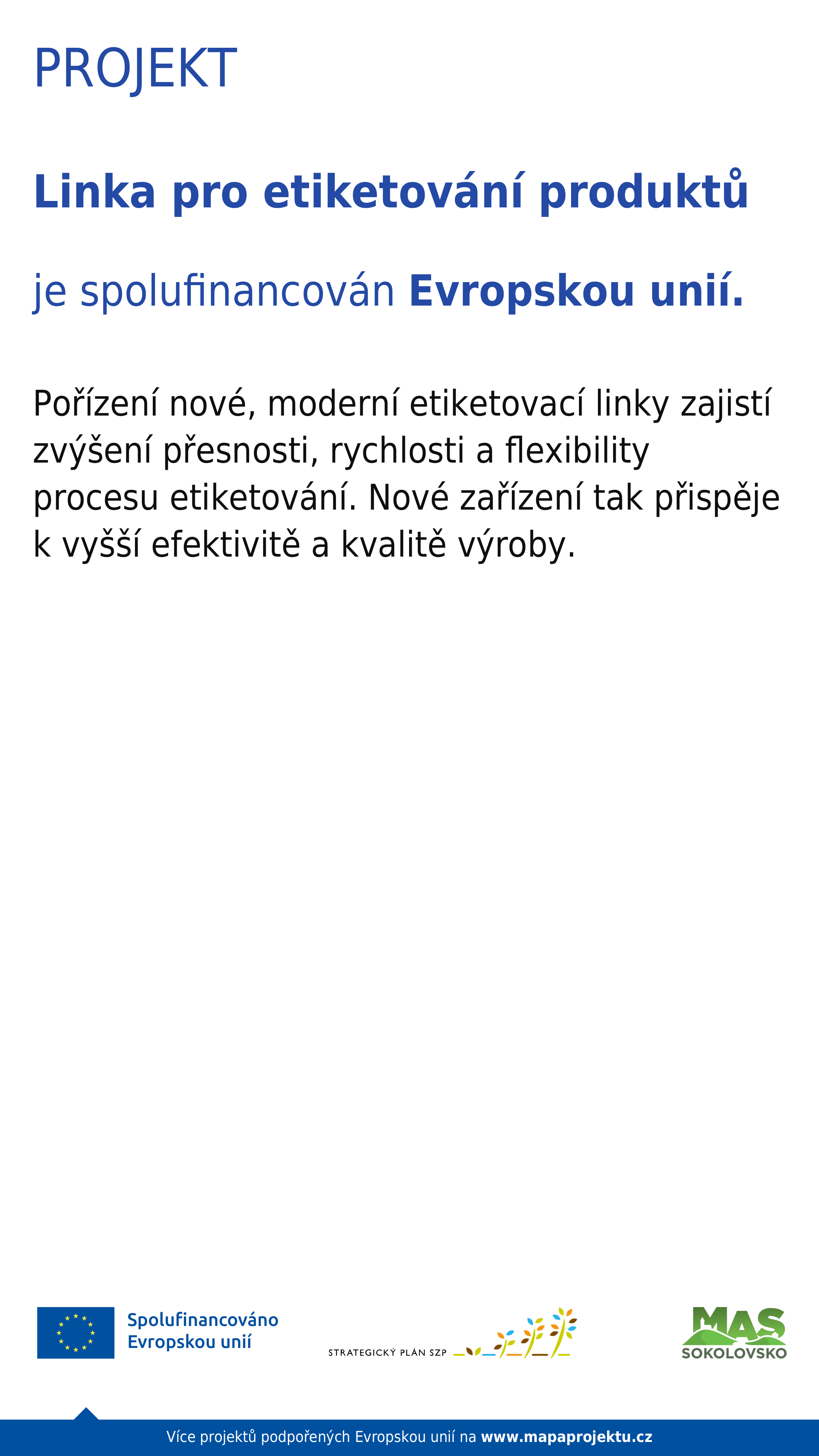 Linka na etiketovanie produktov
