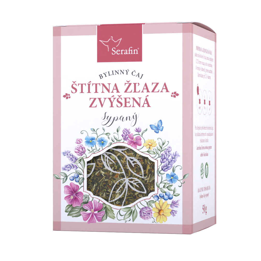 Štítná žláza zvýšená – sypaný čaj | Serafin byliny