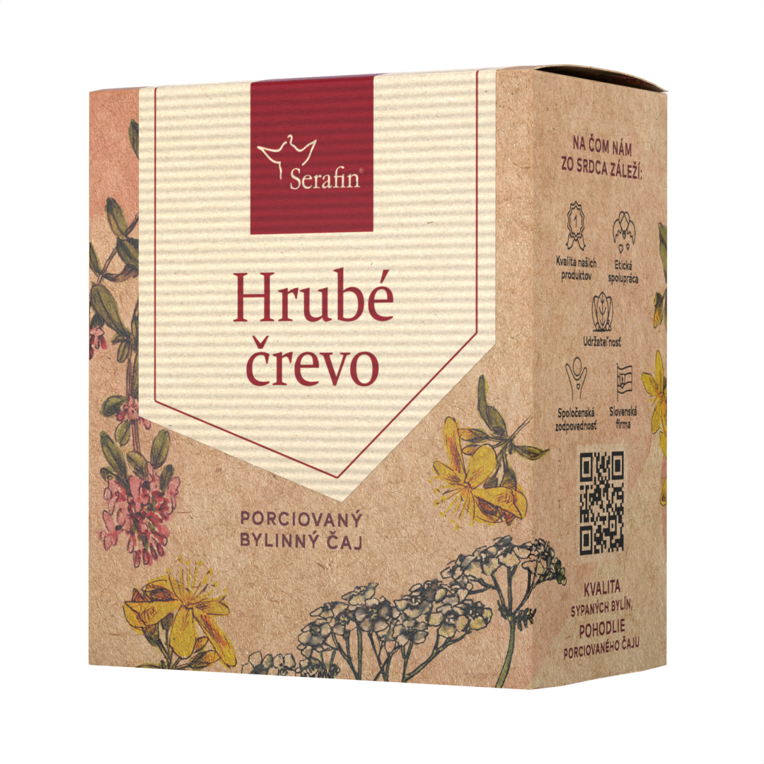 Hrubé črevo – porciovaný čaj | Serafin byliny