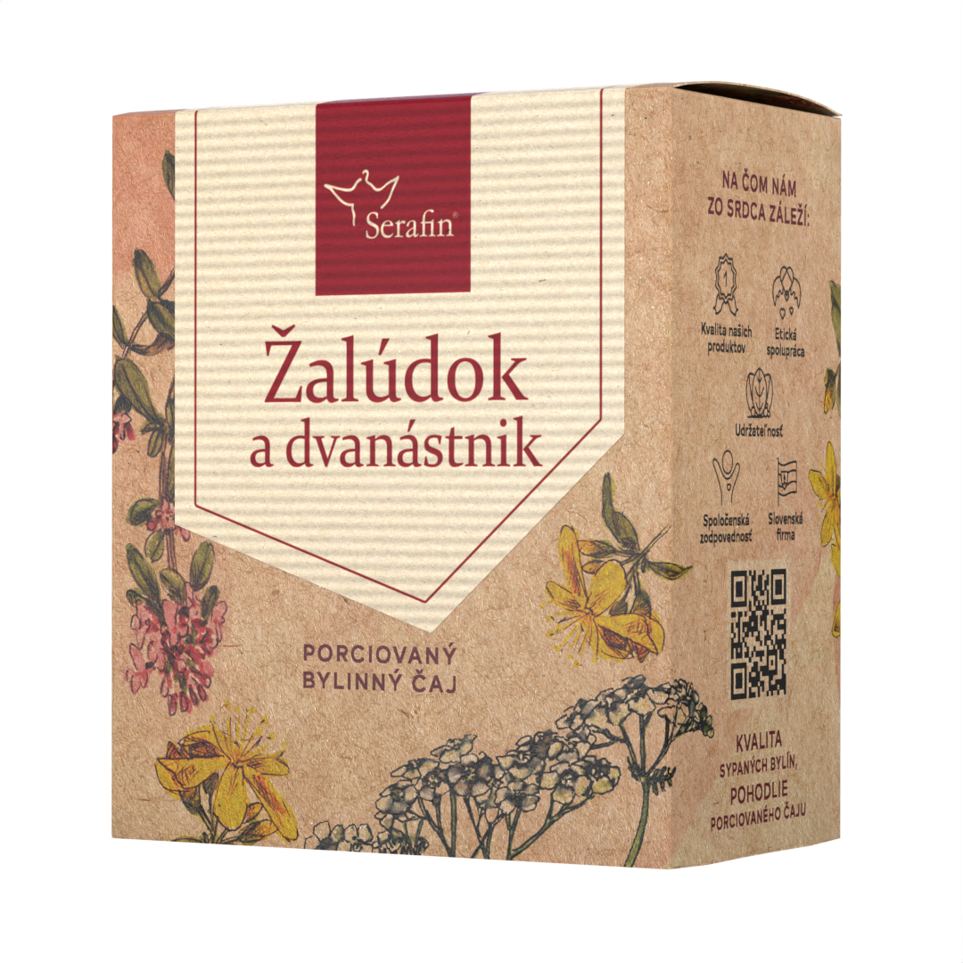Žalúdok a dvanástnik – porciovaný čaj | Serafin byliny